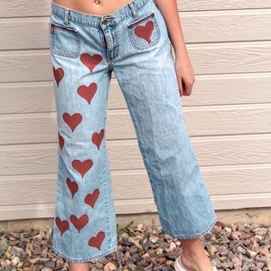Heart jeans